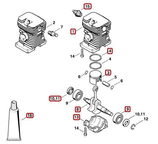 Инструкция как правильно поставить поршень на скутер самостоятельно?