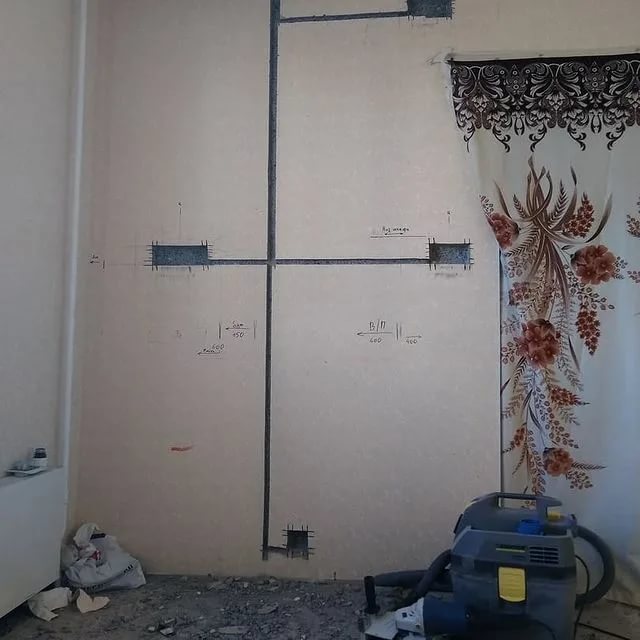 Универсальная насадка на болгарку для штробления стен — mechanic air duster.