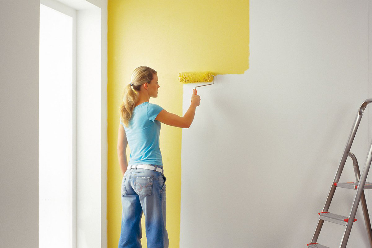 Краска для стен в квартире как выбрать: фото, видео, отзывы