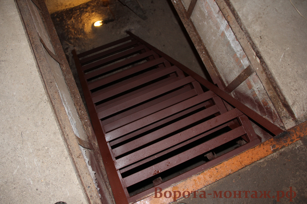 Как сделать лестницу в подвал гаража своими руками » идеальная конструкция | погреб-подвал