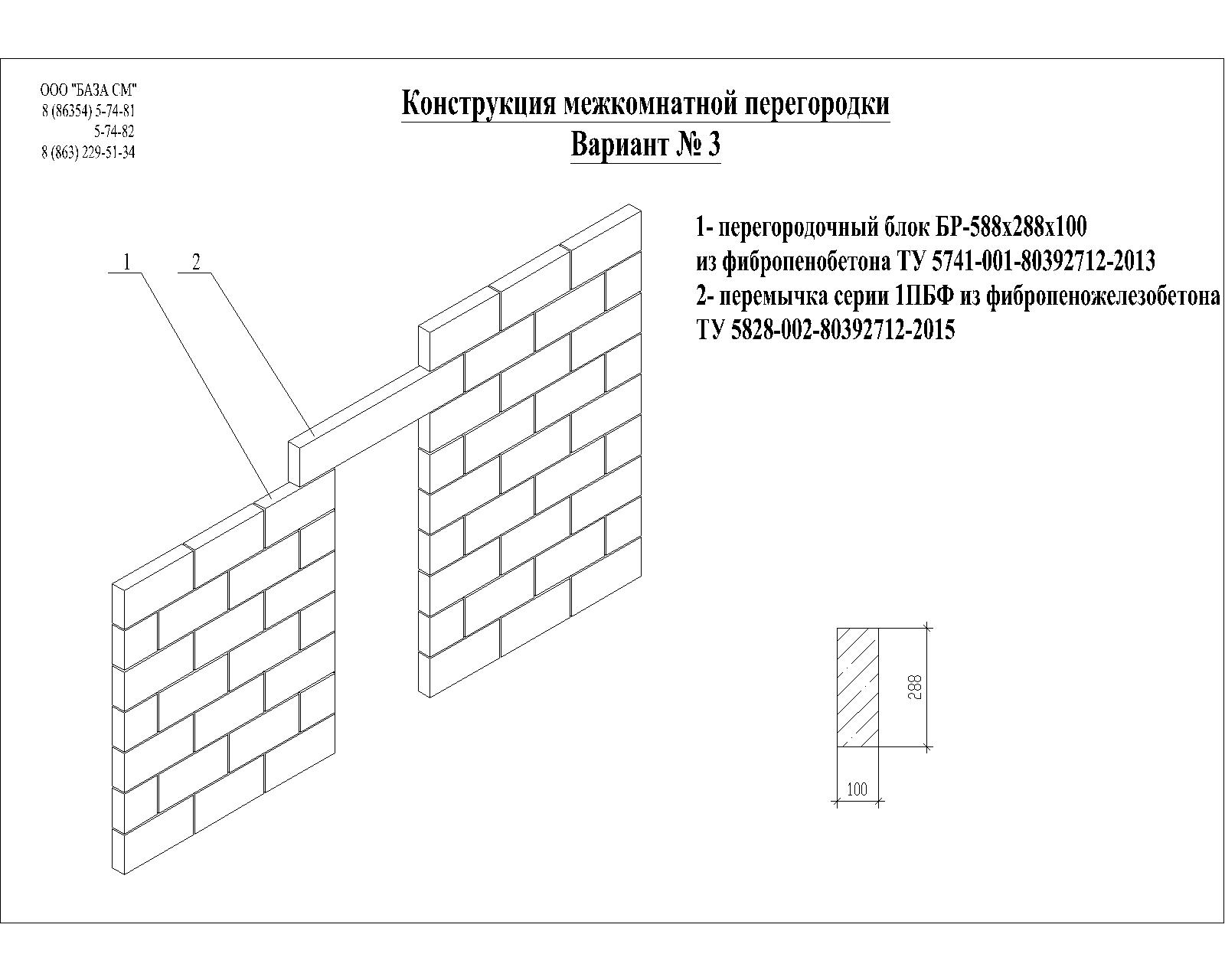 Межкомнатные перегородки из пеноблоков своими руками