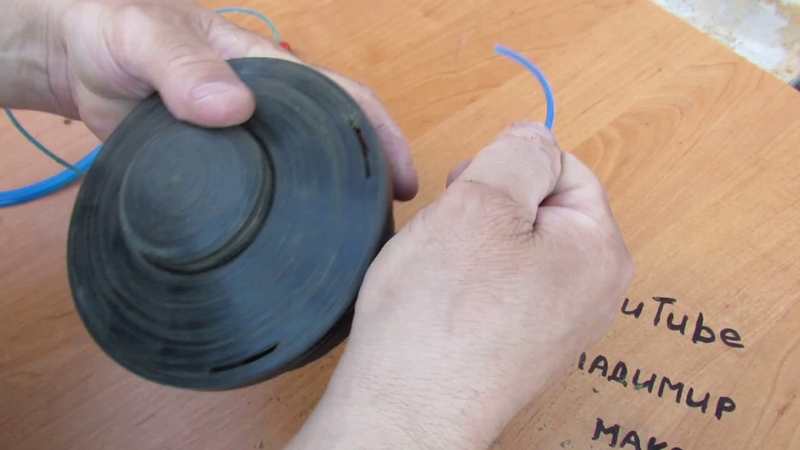 Как правильно намотать леску на катушку триммера – пошаговое руководство + видео