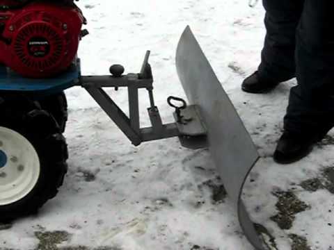 Отвал / снегоуборщик для мотоблока — изготовление своими руками