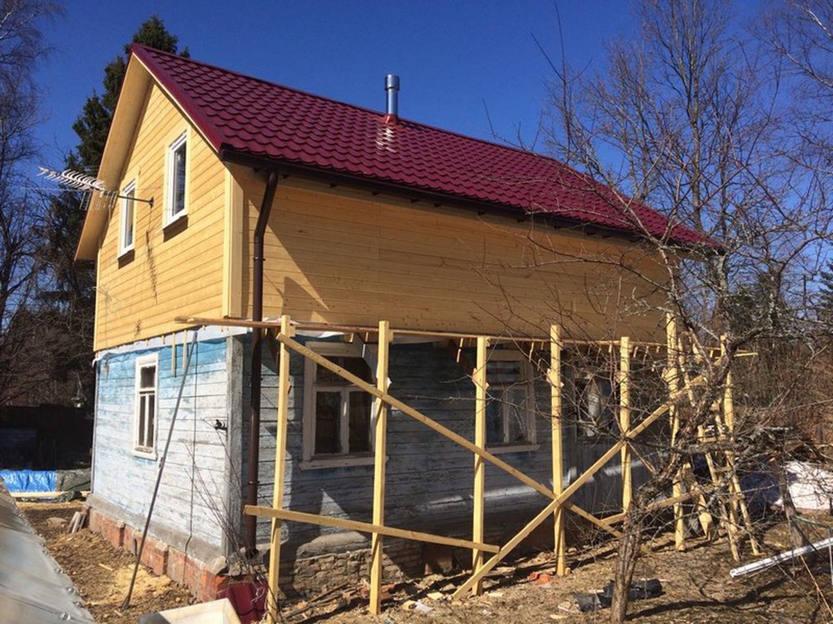 Реконструкция, достройка и надстройка деревянных дачных и деревенских домов.