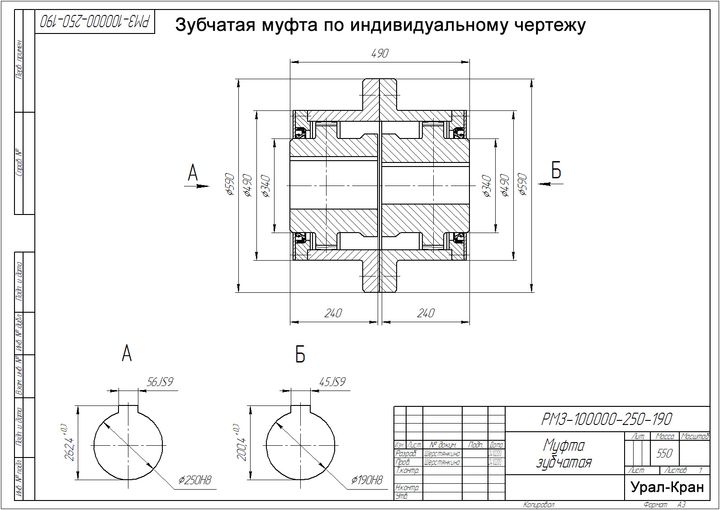 Гост 5006-83 муфты зубчатые. технические условия