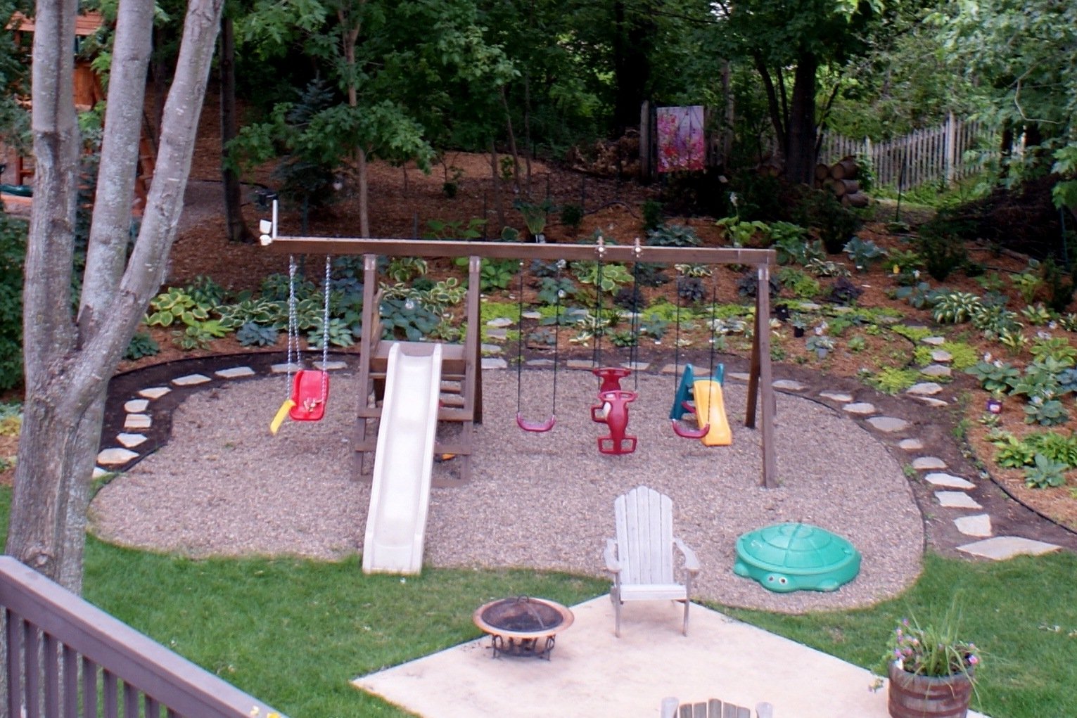 Детская площадка на даче своими руками (55+ фото) ✅️лучшие идеи