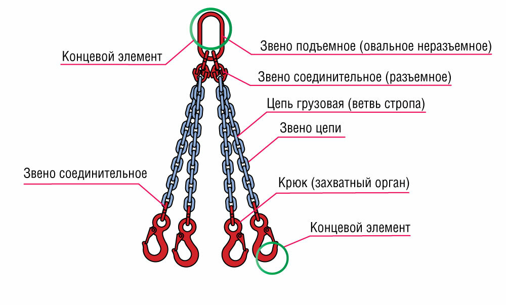 Что должно быть указано на бирке стропов?