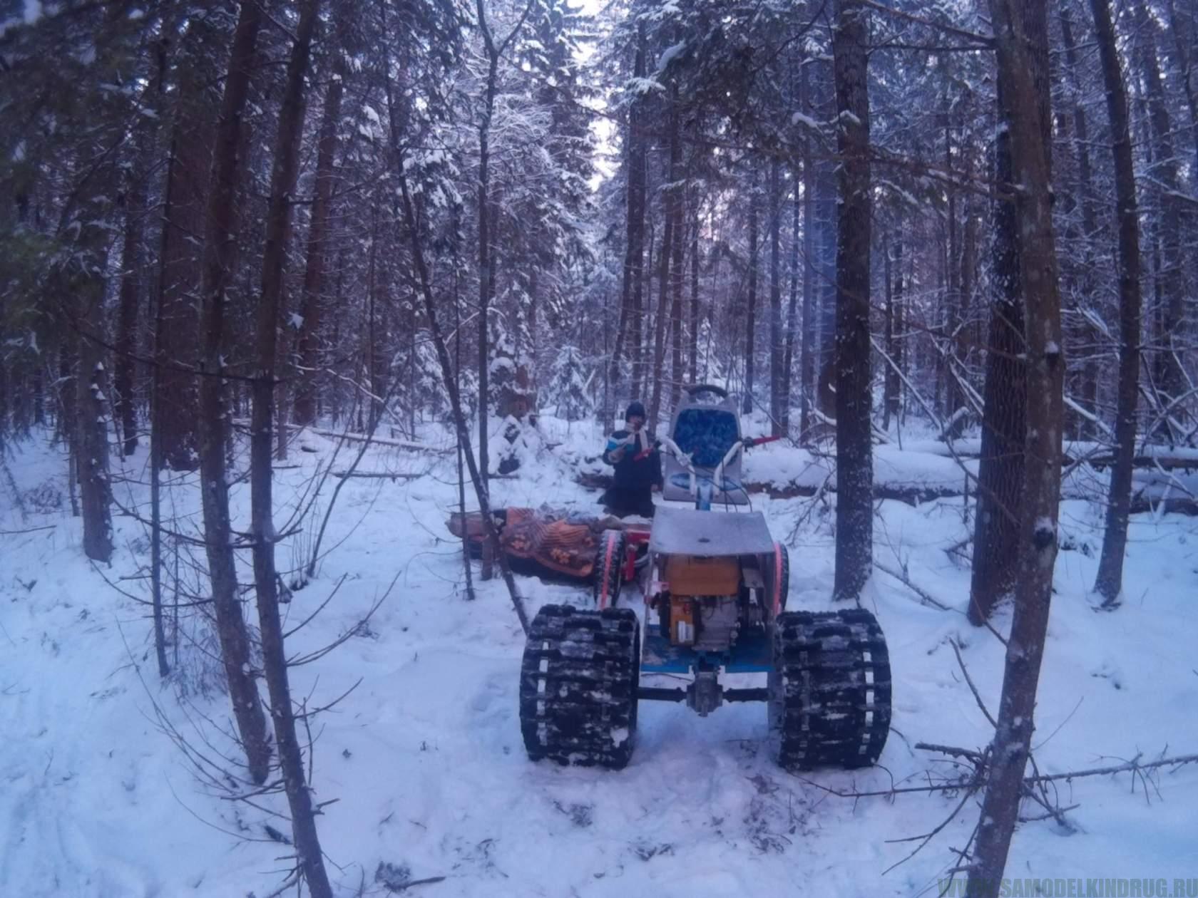 Самодельный снегоход из мотоблока своими руками: видео самоделки