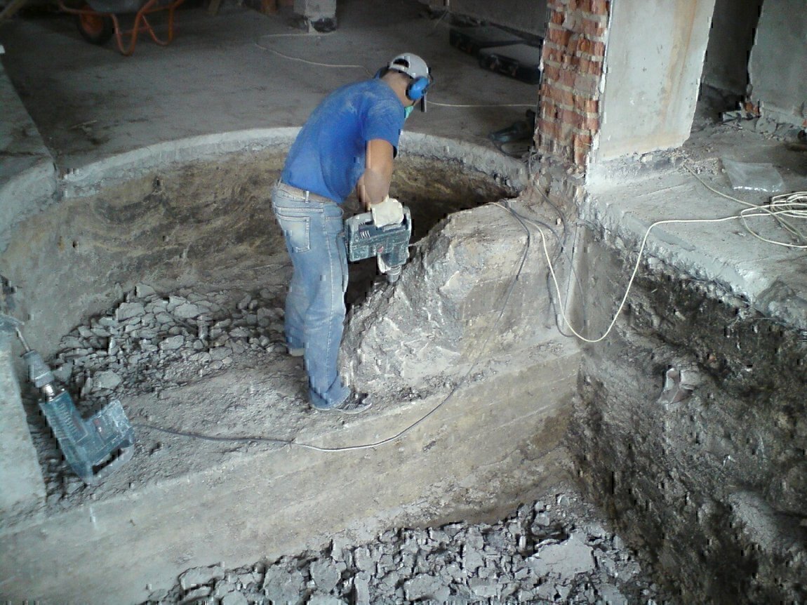 5 способов демонтировать бетон