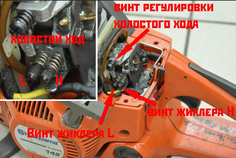 Как отрегулировать карбюратор на бензопиле husqvarna 240 • auramm.ru