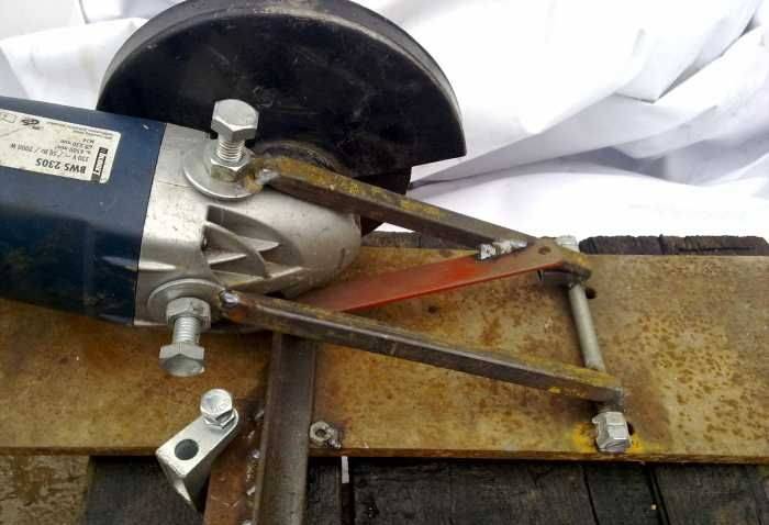 Отрезной станок из болгарки как сделать самому