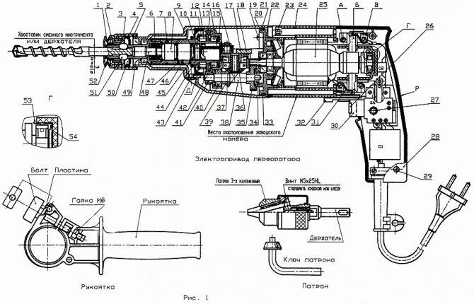 Разборка и ремонт перфоратора своими руками