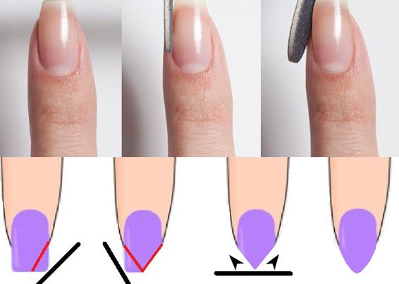 Как правильно сделать квадратную форму ногтей в домашних условиях