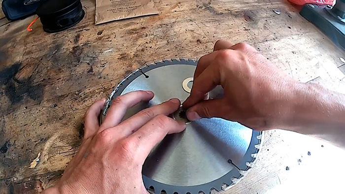 Как установить пильный диск на триммер - своими руками