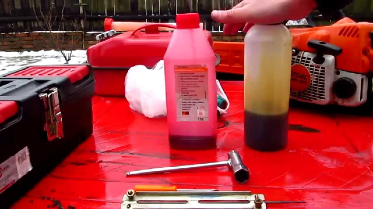 Пропорции бензина и масла для триммера