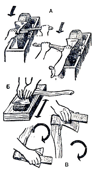 Заточка топора своими руками - пошаговая инструкция с видео