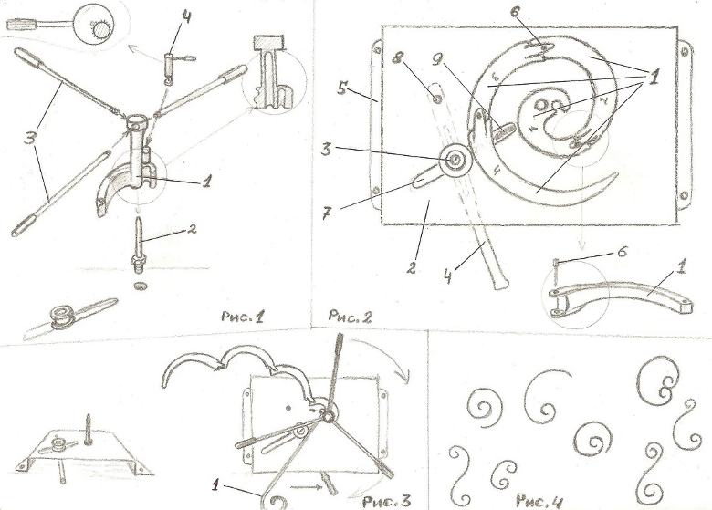 Улитка для холодной ковки: как сделать своими руками и чертежи для изготовления самодельного станка