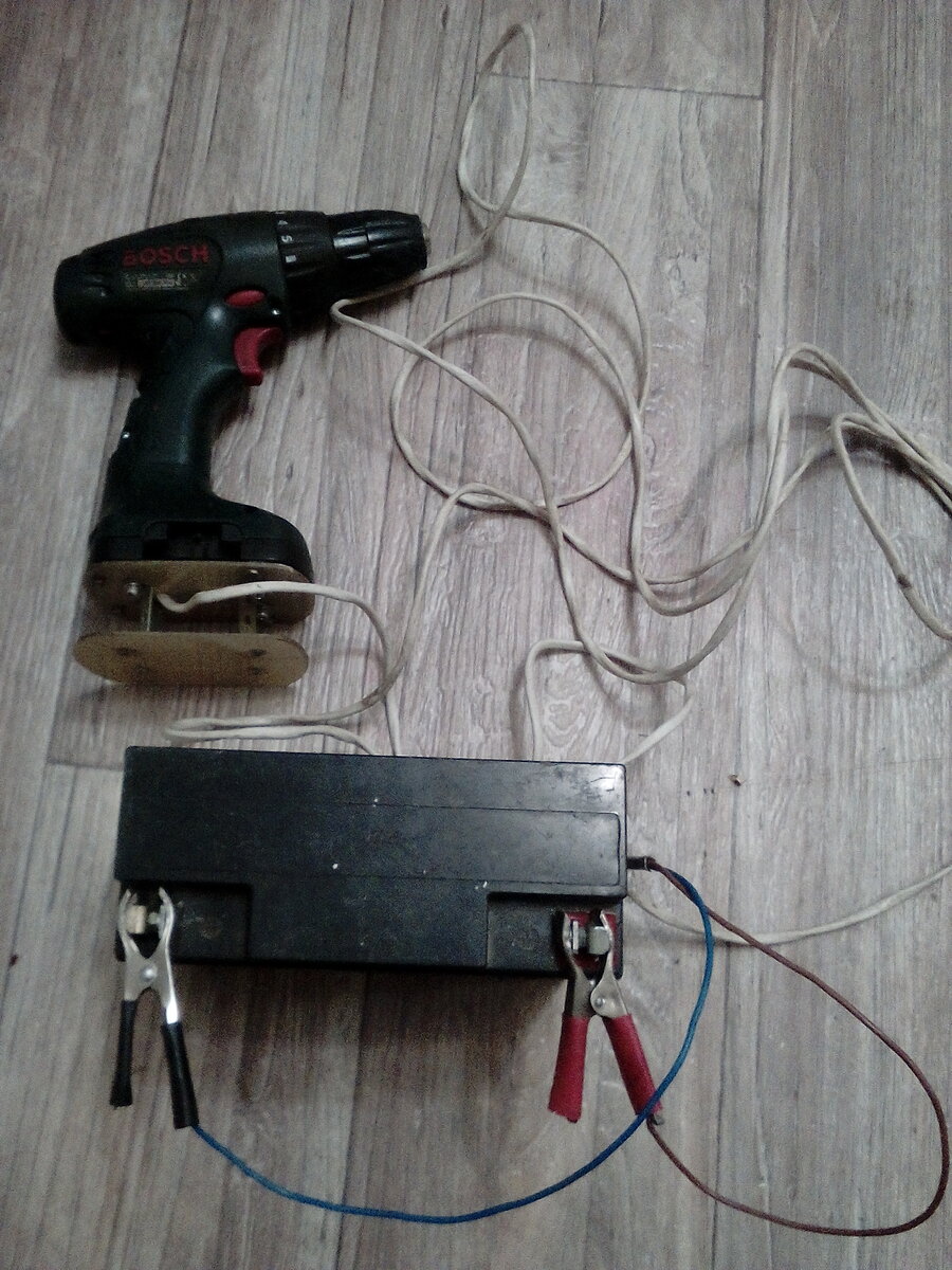 Подключение шуруповерта к зарядному устройству напрямую - мастерок