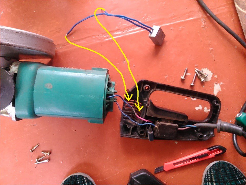 Болгарка не включается - простейший ремонт электроинструмента своими руками