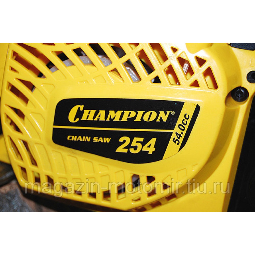 Champion 254-18: обзор бензопилы, отзывы, характеристики
