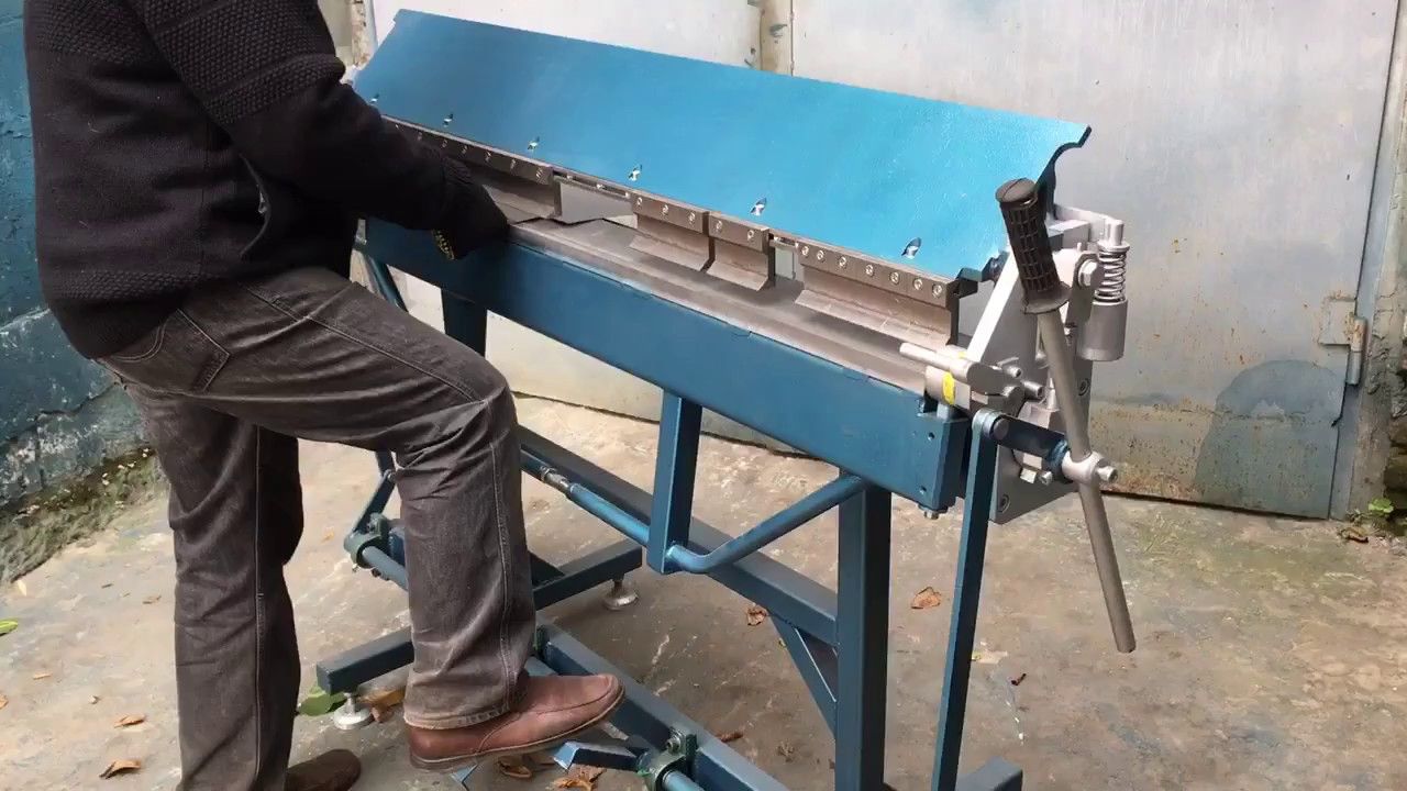 Как работает ручной листогибочный станок и как сделать его своими руками?