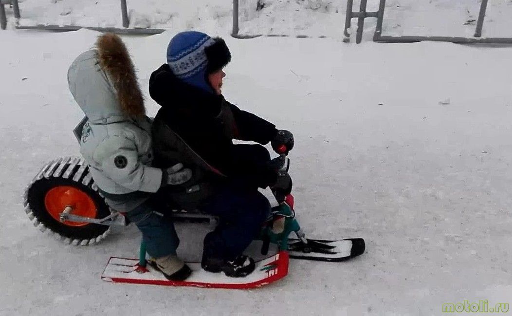 Как сделать снегоход из бензопилы дружба своими руками