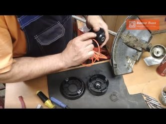 Как поменять катушку на триммере doffler