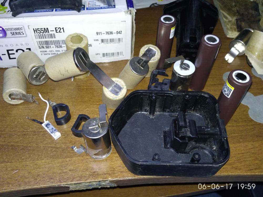 Как восстановить литиевый аккумулятор от шуруповёрта dewalt?