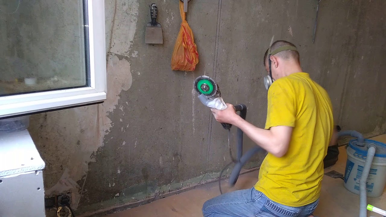Как штробить стены под проводку болгаркой своими руками без пыли