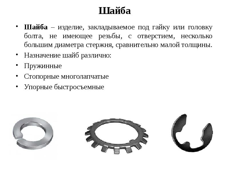 Шайбы и кольца – общий обзор и особенности применения